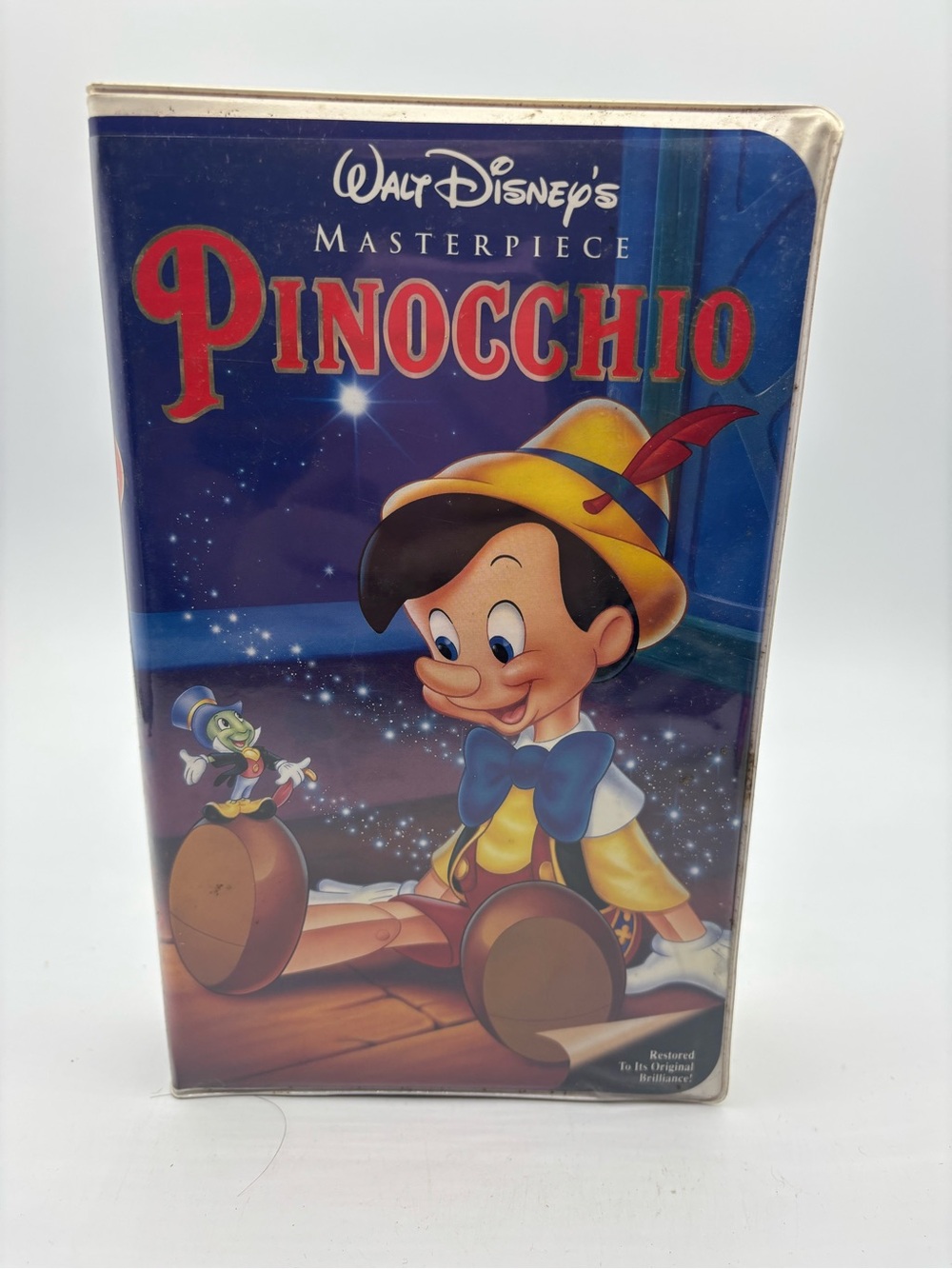 Walt Disney's Pinocchio Masterpiece Clamshell Case VHS Tape